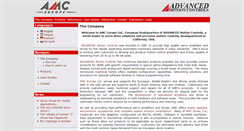 Desktop Screenshot of amce.hu